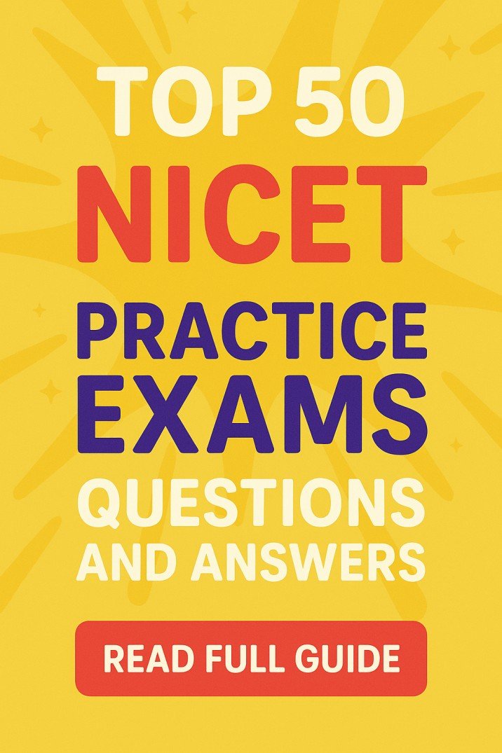Top 50 NICET Practice Exams Questions and Answers 3 Top 50 NICET Practice Exams Questions and Answers