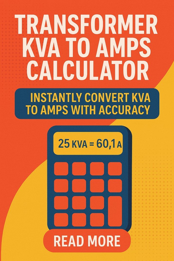 Transformer KVA to Amps Calculator: Instantly Convert KVA to Amps with Accuracy 6 Transformer KVA to Amps Calculator Instantly Convert KVA to Amps with Accuracy