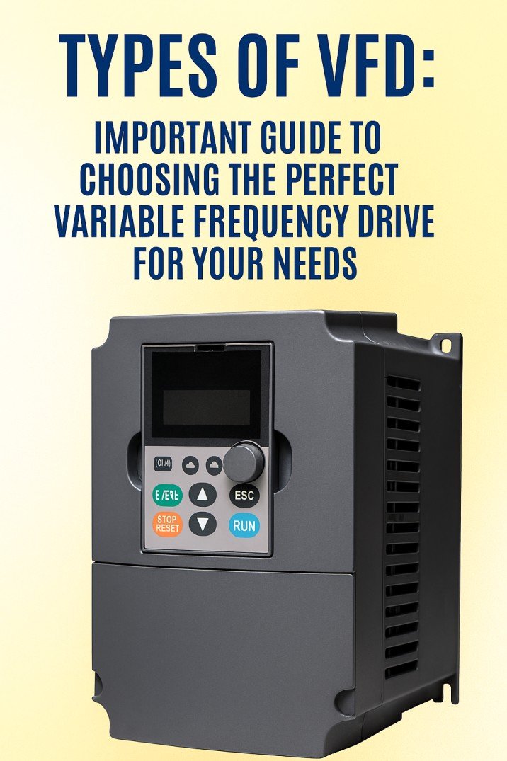 Types of VFD Important Guide to Choosing the Perfect Variable Frequency Drive for Your Needs