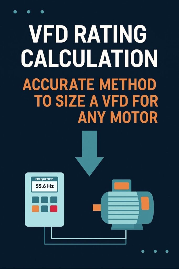 VFD Rating Calculation Accurate Method to Size a VFD for Any Motor