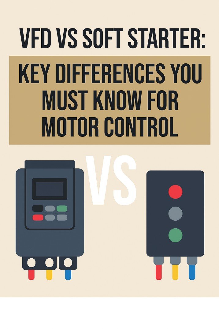 VFD vs Soft Starter: Key Differences You Must Know for Motor Control 1 VFD vs Soft Starter Key Differences You Must Know for Motor Control