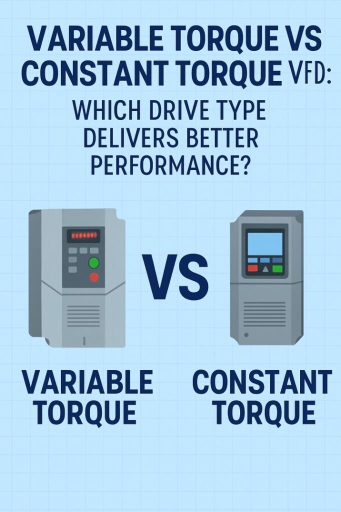 Variable Torque vs Constant Torque VFD Which Drive Type Delivers Better Performance