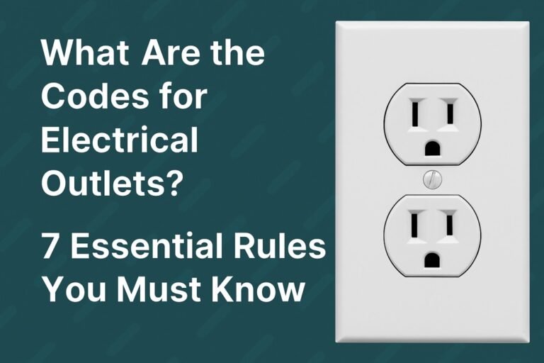 What Are the Codes for Electrical Outlets 7 Essential Rules You Must Know