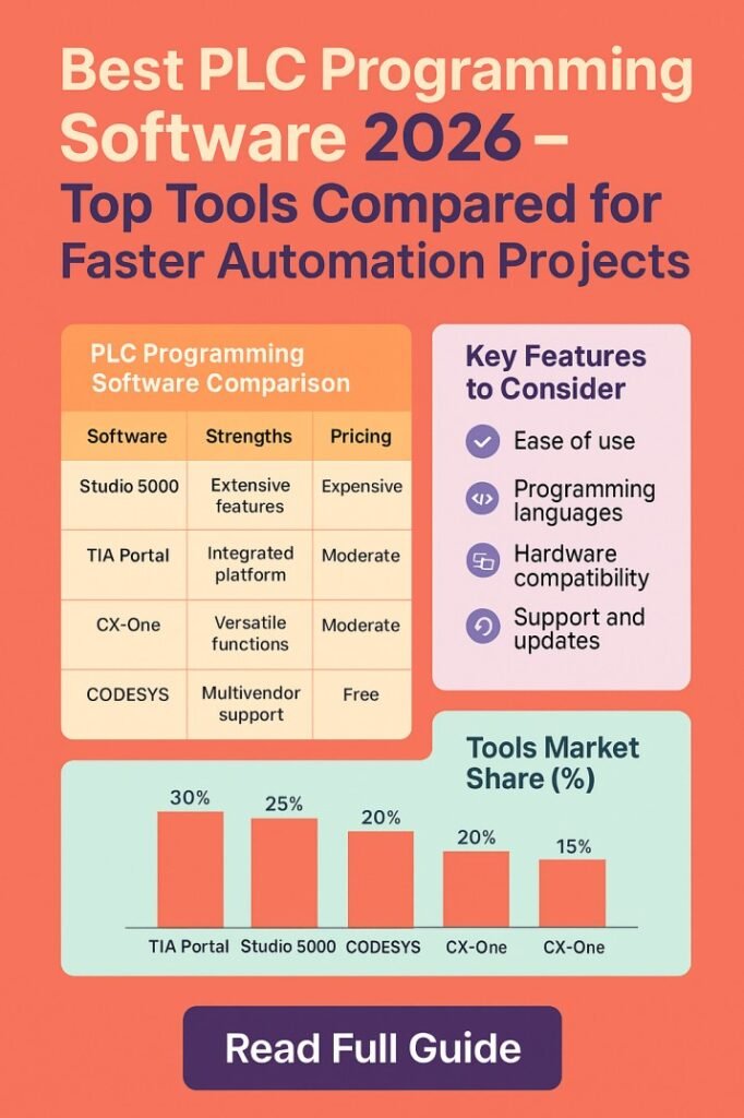 Best PLC Programming Software 2026 – Top Tools Compared for Faster Automation Projects