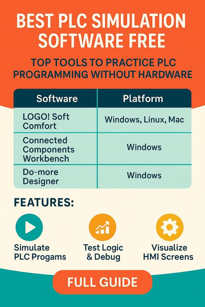 Best PLC Simulation Software Free – Top Tools to Practice PLC Programming Without Hardware 2 Best PLC Simulation Software Free – Top Tools to Practice PLC Programming Without Hardware