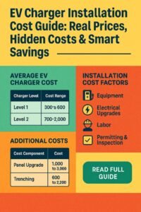 EV Charger Installation Cost Guide Real Prices, Hidden Costs & Smart Savings
