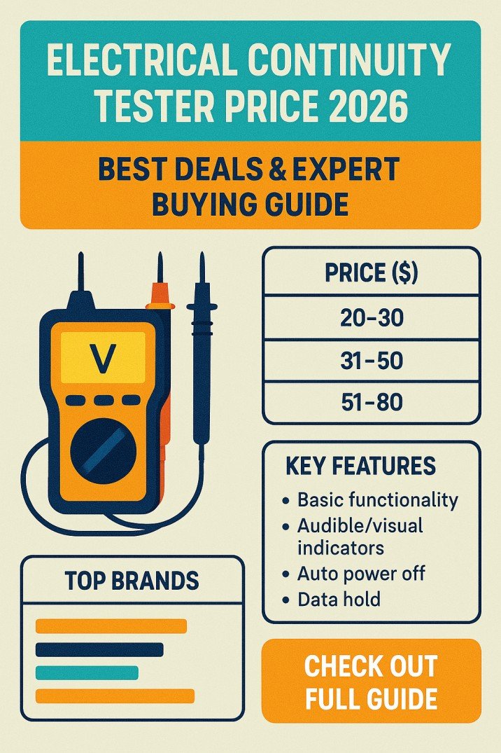 Electrical Continuity Tester Price 2026 – Best Deals & Expert Buying Guide