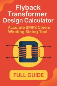 Flyback Transformer Design Calculator – Accurate SMPS Core & Winding Sizing Tool