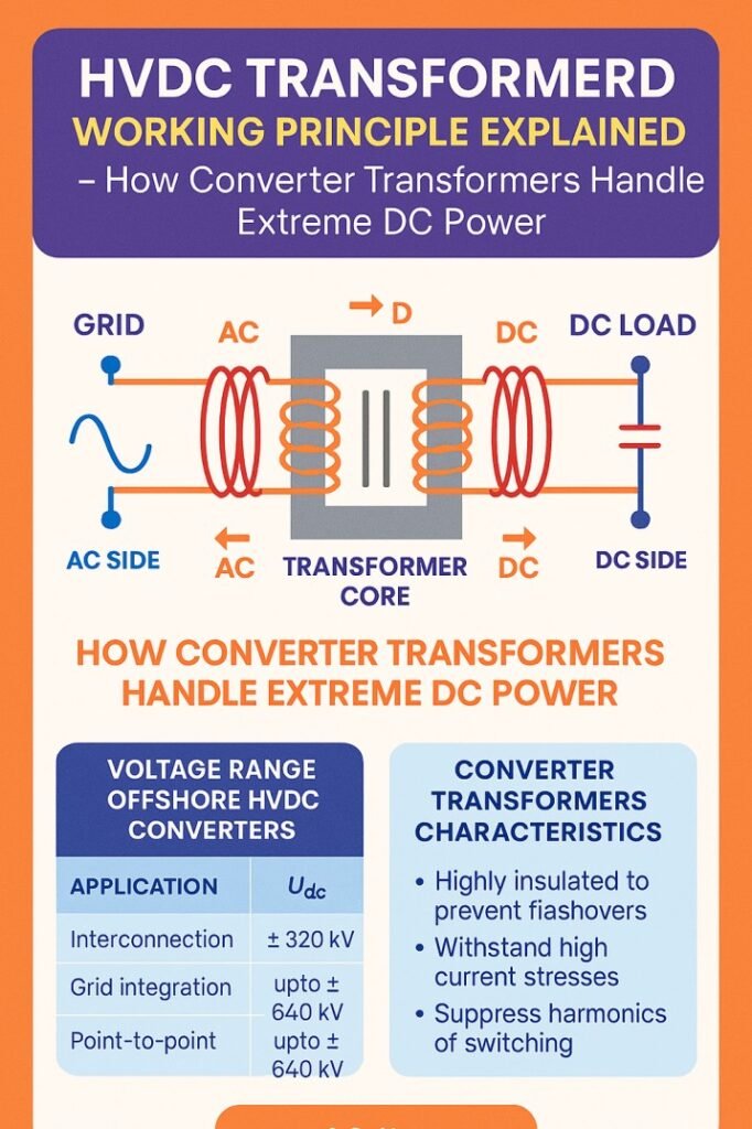 HVDC Transformer Working Principle Explained – How Converter Transformers Handle Extreme DC Power