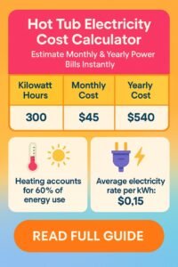 Home 25 Hot Tub Electricity Cost Calculator – Estimate Monthly & Yearly Power Bills Instantly