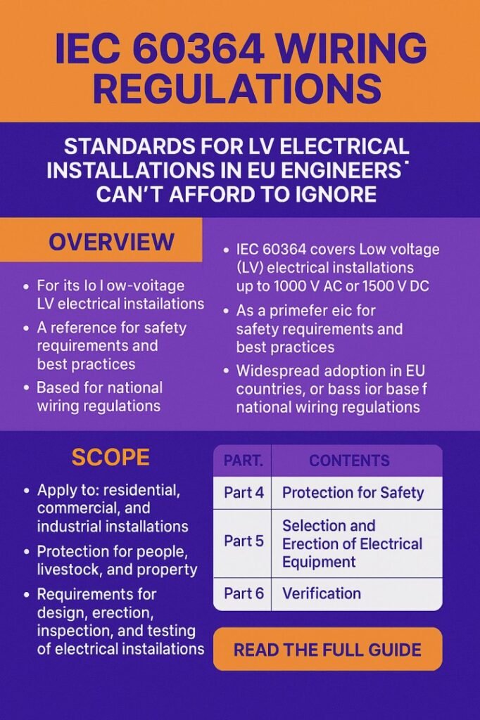 IEC 60364 Wiring Regulations Standards for LV Electrical Installations in EU Engineers Can’t Afford to Ignore