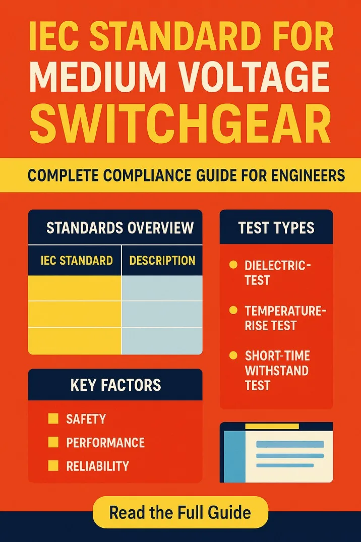 IEC Standard for Medium Voltage Switchgear: Important Compliance Guide for Engineers 8 IEC Standard for Medium Voltage Switchgear Complete Compliance Guide for Engineers