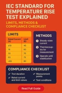 Temperature Rise Test Formula IEC Standard For Temperature Rise Test Explained: Limits, Methods ...