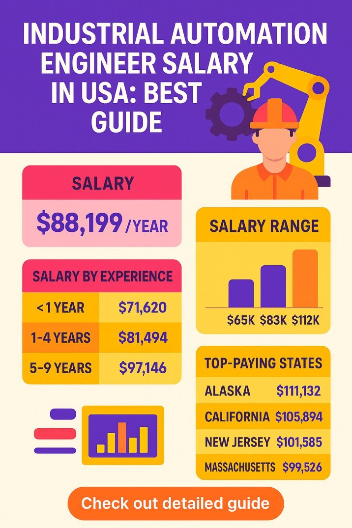 Industrial Automation Engineer Salary in USA: Best Guide 5 Industrial Automation Engineer Salary in USA Best Guide