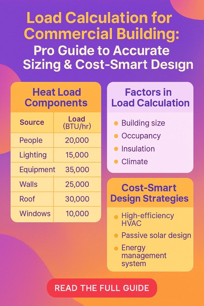 Load Calculation for Commercial Building Pro Guide to Accurate Sizing & Cost-Smart Design