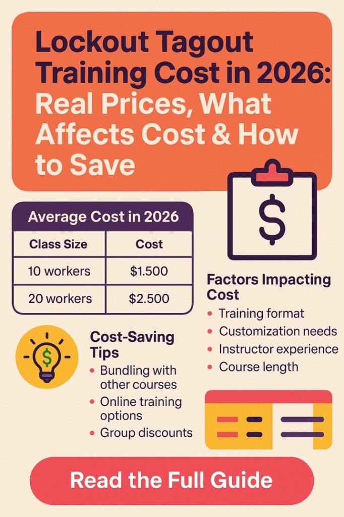 Lockout Tagout Training Cost in 2026 Real Prices, What Affects Cost & How to Save