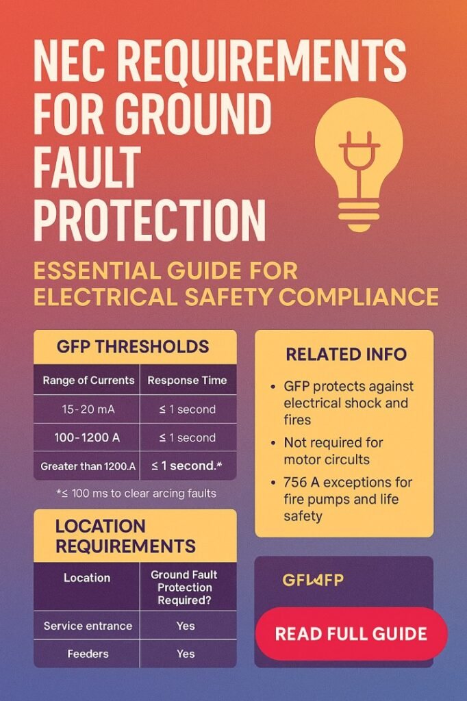 NEC Requirements for Ground Fault Protection Essential Guide for Electrical Safety Compliance