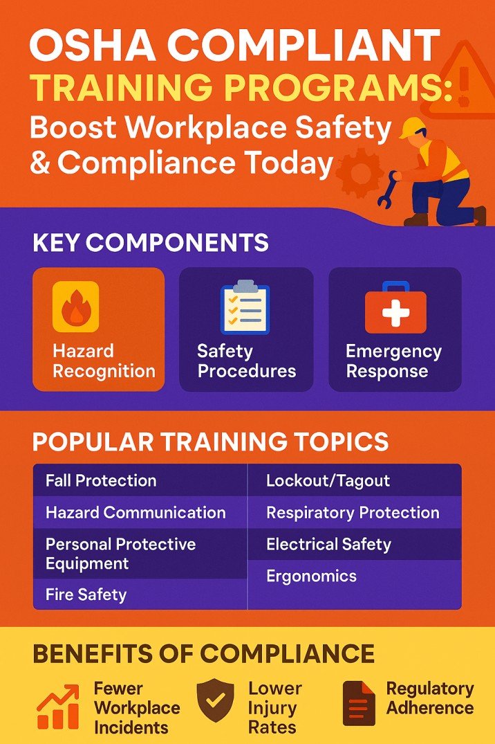 OSHA Compliant Training Programs Boost Workplace Safety & Compliance Today