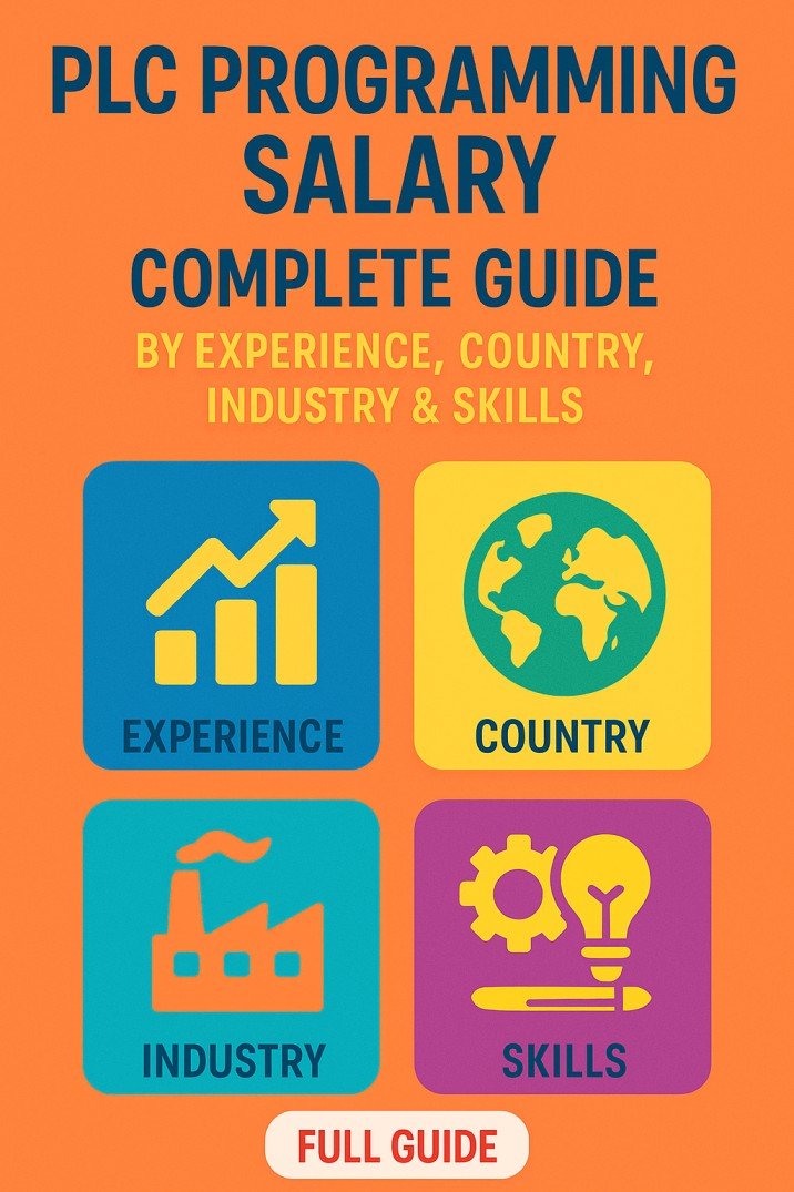 PLC Programming Salary Complete Guide by Experience, Country, Industry & Skills