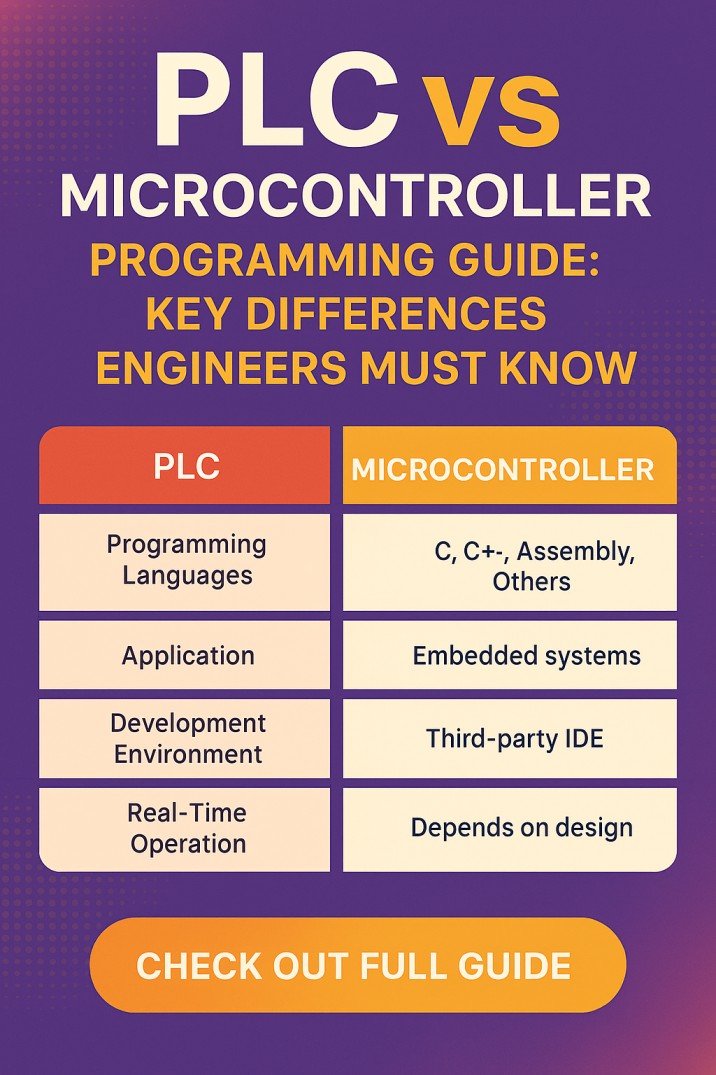 PLC vs Microcontroller Programming Guide Key Differences Engineers Must Know