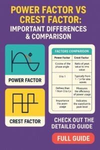 Home 22 Power Factor vs Crest Factor Important Differences & Comparison