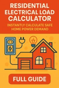 Residential Electrical Load Calculator – Instantly Calculate Safe Home Power Demand
