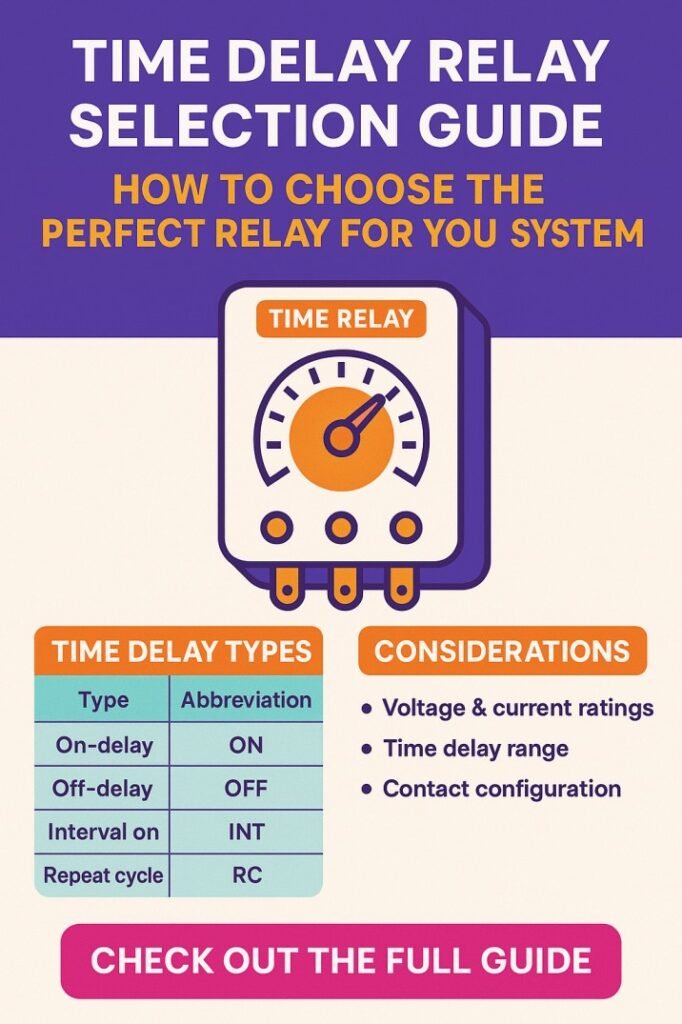 Time Delay Relay Selection Guide How to Choose the Perfect Relay for Your System