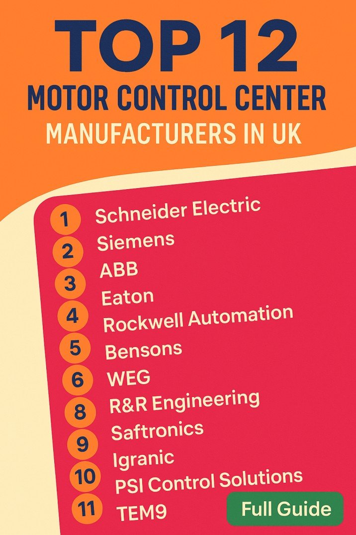 Top 12 Motor Control Center Manufacturers in UK 7 Top 12 Motor Control Center Manufacturers in UK