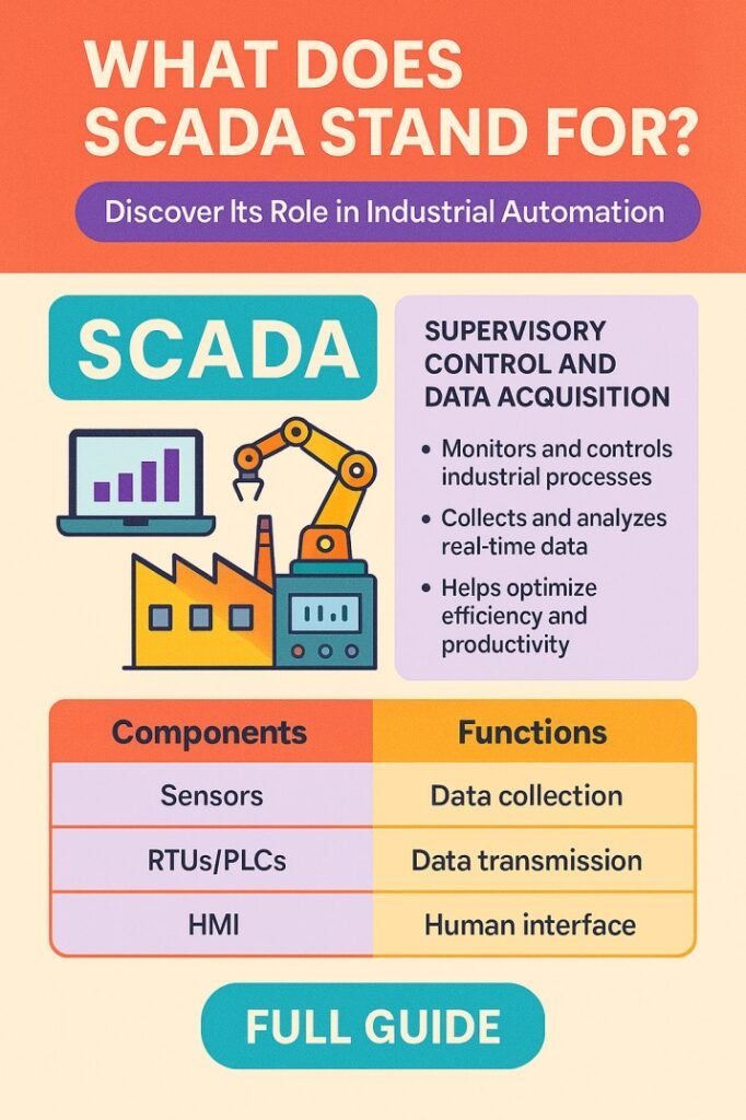 What Does SCADA Stand For Discover Its Role in Industrial Automation