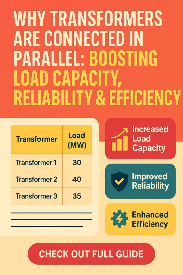 Why Transformers Are Connected in Parallel: Boosting Load Capacity, Reliability & Efficiency 1 Why Transformers Are Connected in Parallel Boosting Load Capacity, Reliability & Efficiency