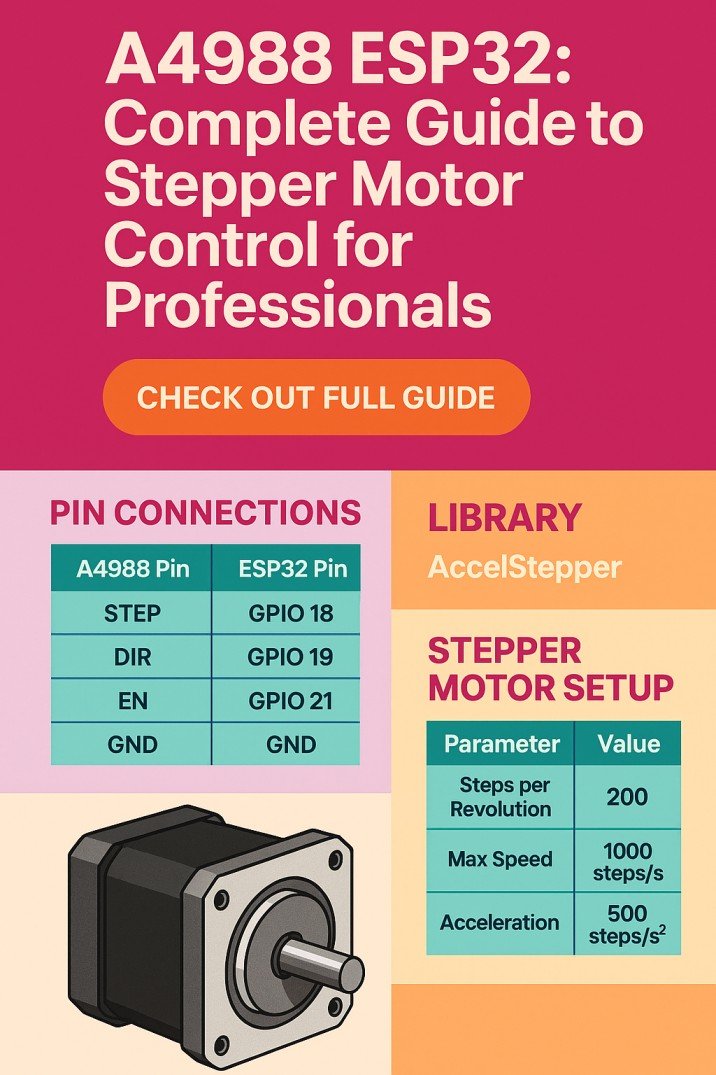 A4988 ESP32 Code Complete Guide to Stepper Motor Control for Professionals