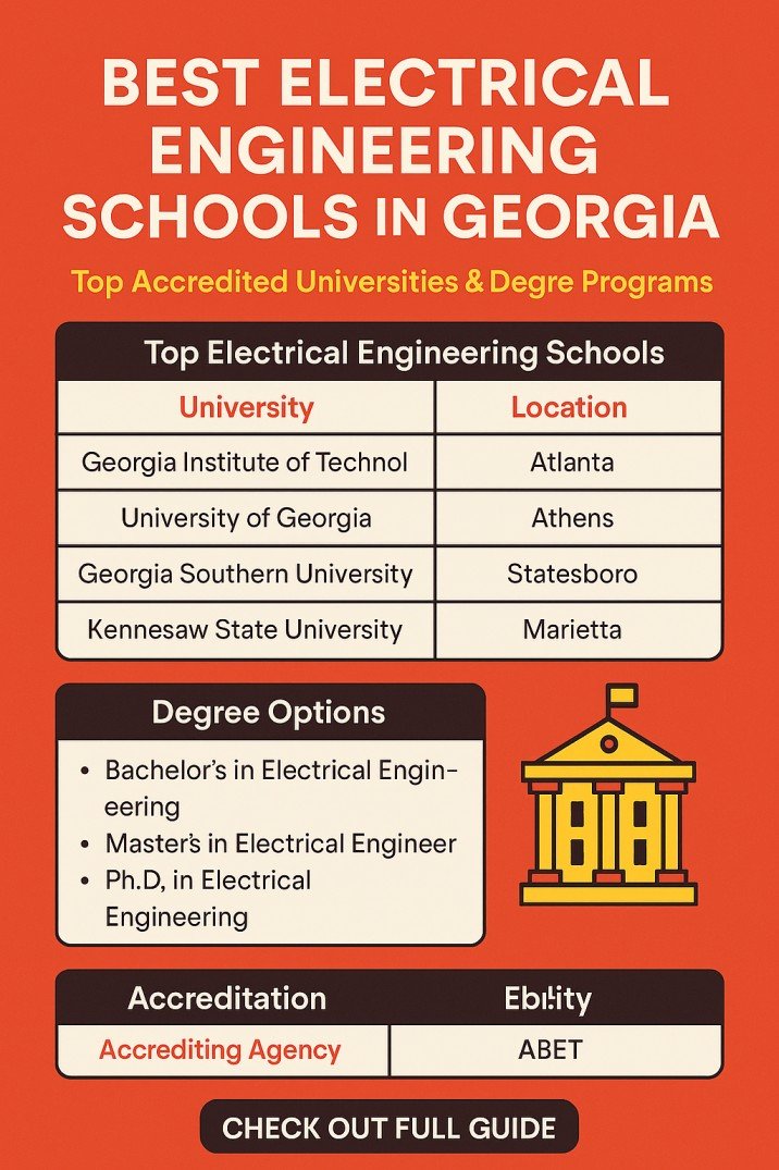 Best Electrical Engineering Schools in Georgia | Top Accredited Universities & Degree Programs 2 Best Electrical Engineering Schools in Georgia Top Accredited Universities & Degree Programs