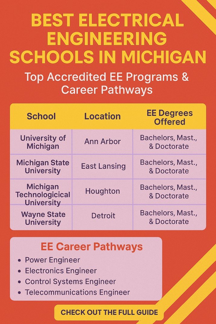 Best Electrical Engineering Schools in Michigan Top Accredited EE Programs & Career Pathways