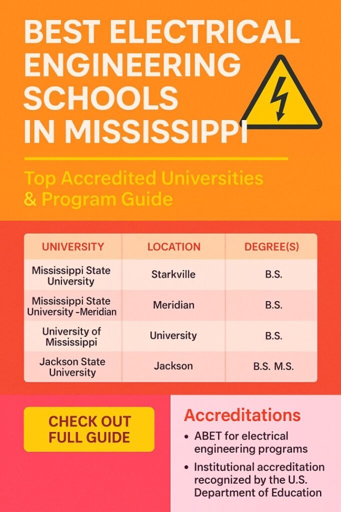 Best Electrical Engineering Schools in Mississippi 