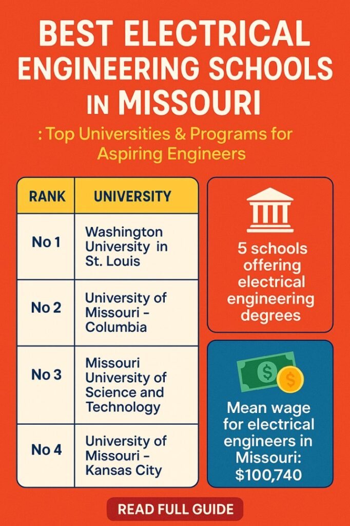 Best Electrical Engineering Schools in Missouri – Top Universities & Programs for Aspiring Engineers 1 Best Electrical Engineering Schools in Missouri – Top Universities & Programs for Aspiring Engineers