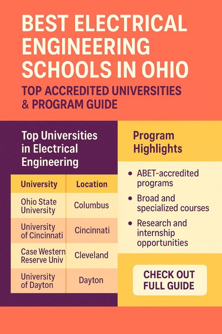Best Electrical Engineering Schools in Ohio | Top Accredited Universities & Program Guide 1 Best Electrical Engineering Schools in Ohio Top Accredited Universities & Program Guide