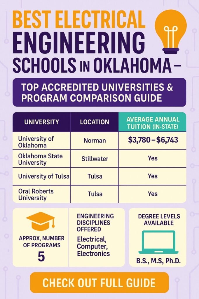 Best Electrical Engineering Schools in Oklahoma – Top Accredited Universities & Program Comparison Guide