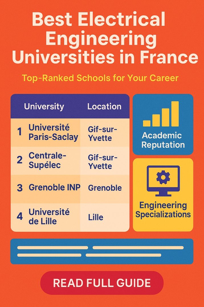 Best Electrical Engineering Universities in France Top-Ranked Schools for Your Career