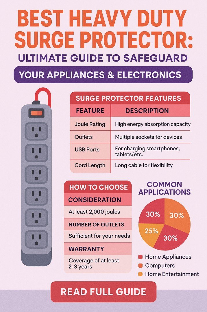 Best Heavy Duty Surge Protector Ultimate Guide to Safeguard Your Appliances & Electronics