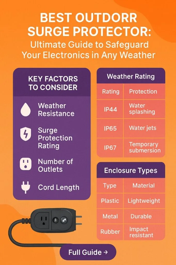 Best Outdoor Surge Protector Ultimate Guide to Safeguard Your Electronics in Any Weather