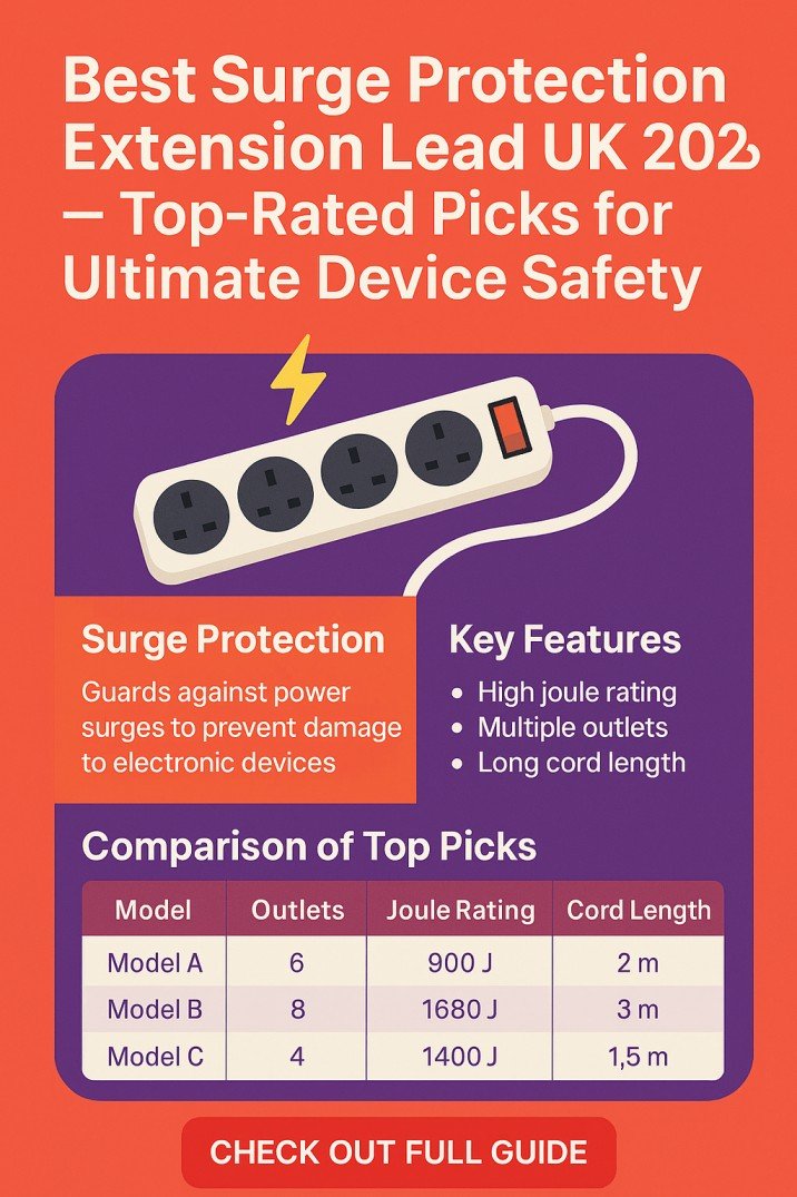 Best Surge Protection Extension Lead UK 2026 – Top-Rated Picks for Ultimate Device Safety