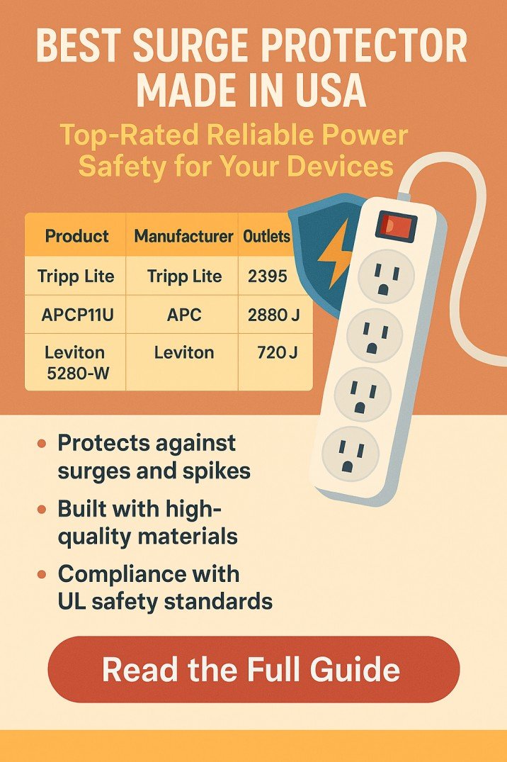 Best Surge Protector Made in USA – Top-Rated Reliable Power Safety for Your Devices