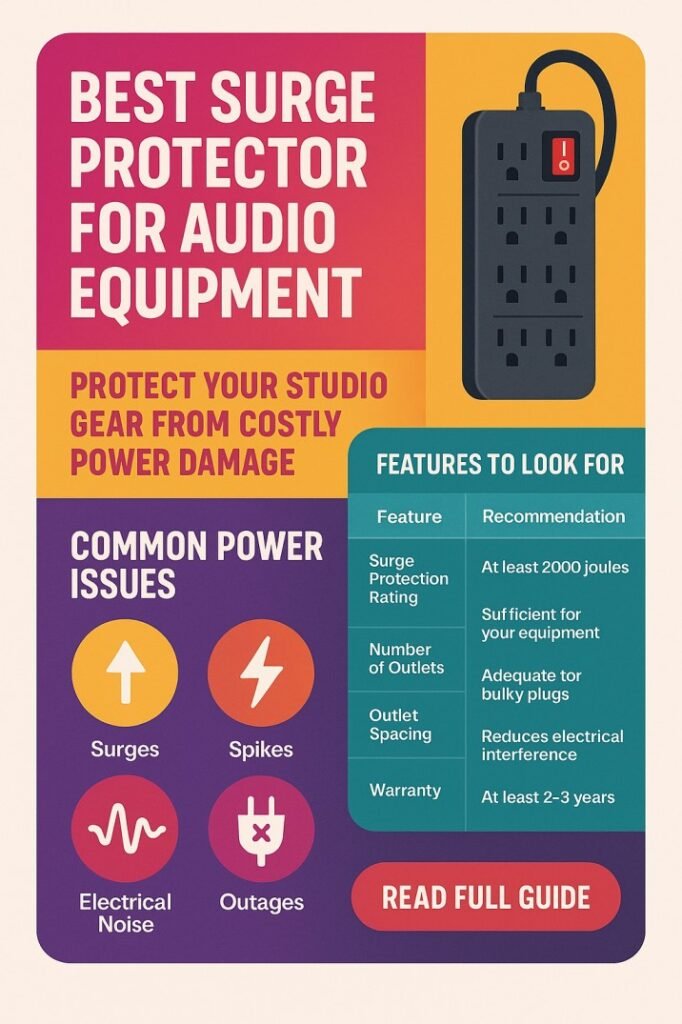 Best Surge Protector for Audio Equipment – Protect Your Studio Gear from Costly Power Damage