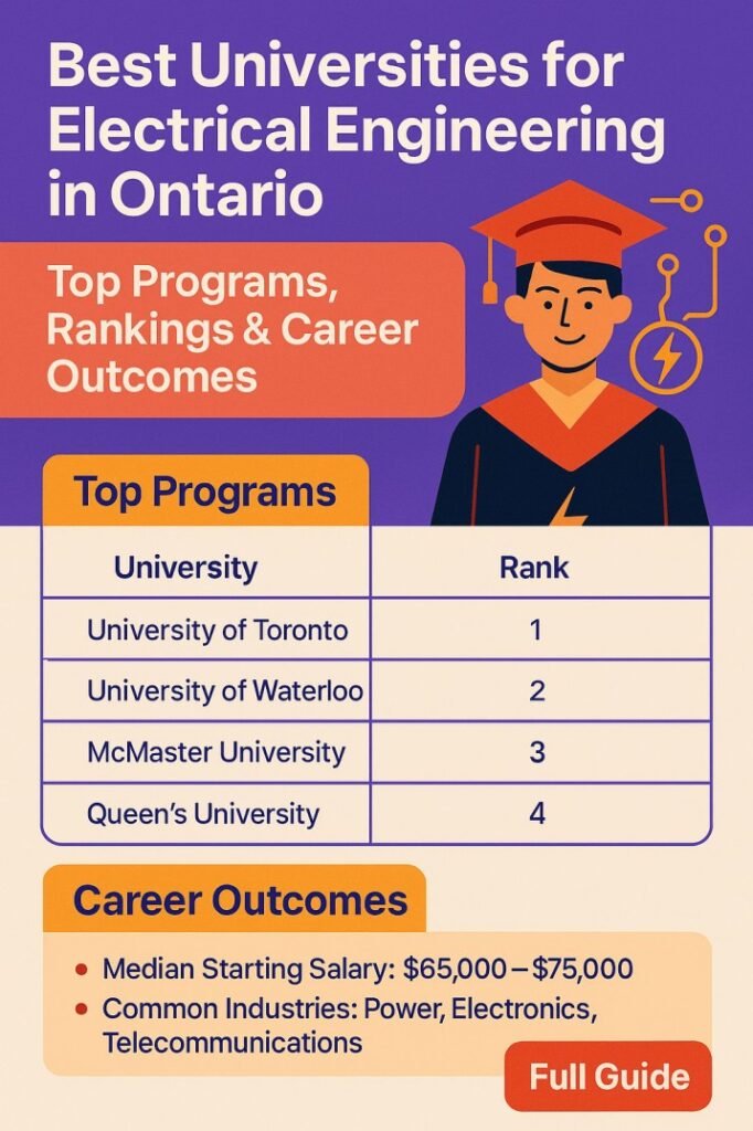 Best Universities for Electrical Engineering in Ontario  Top Programs, Rankings & Career Outcomes