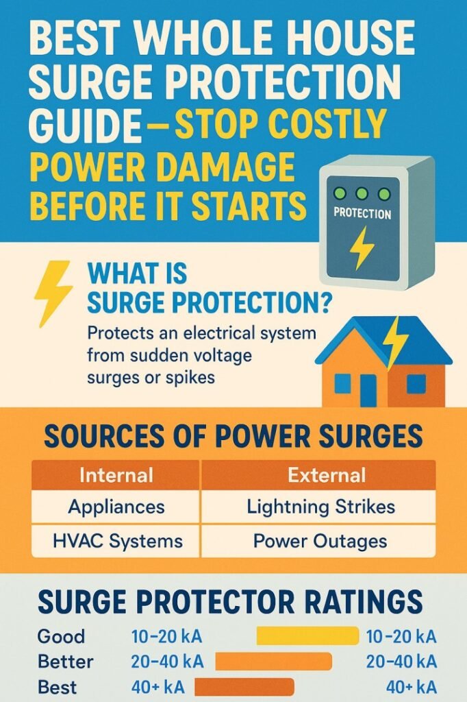 Best Whole House Surge Protection Guide – Stop Costly Power Damage Before It Starts