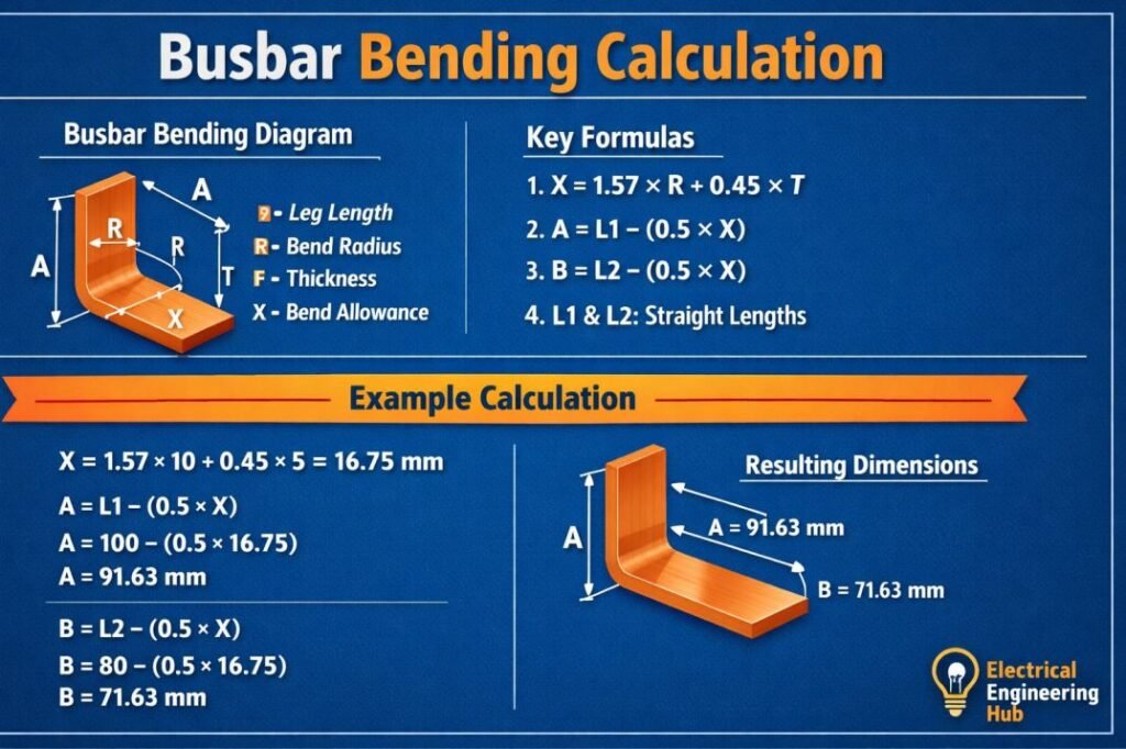Busbar Bending Calculation 1 Busbar Bending Calculation