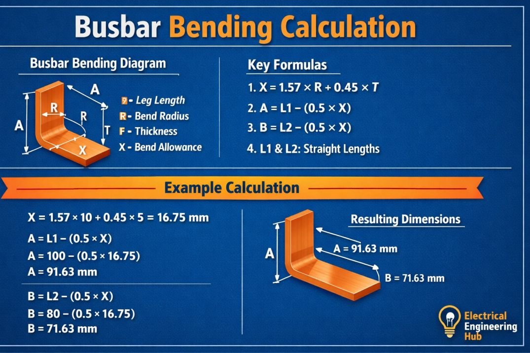 Busbar Bending Calculation : Electrical Engineering Hub