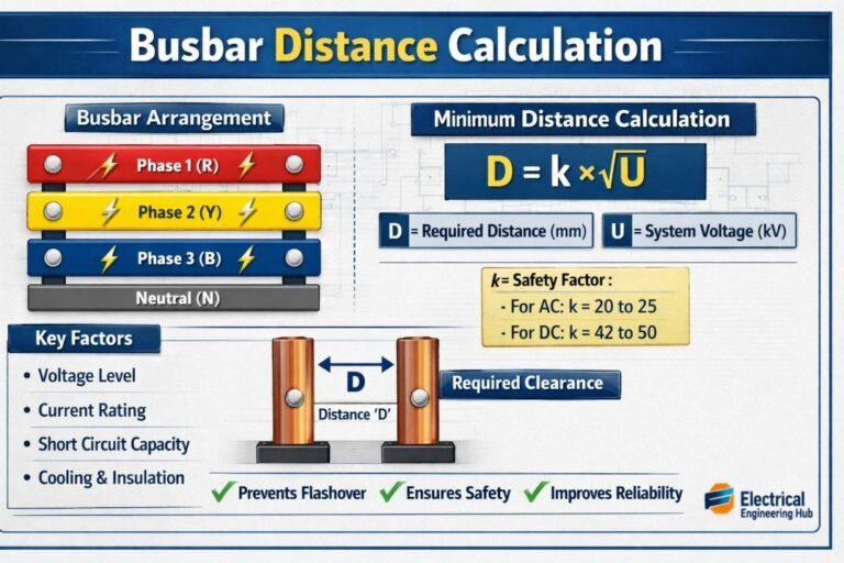 Busbar Distance Calculation