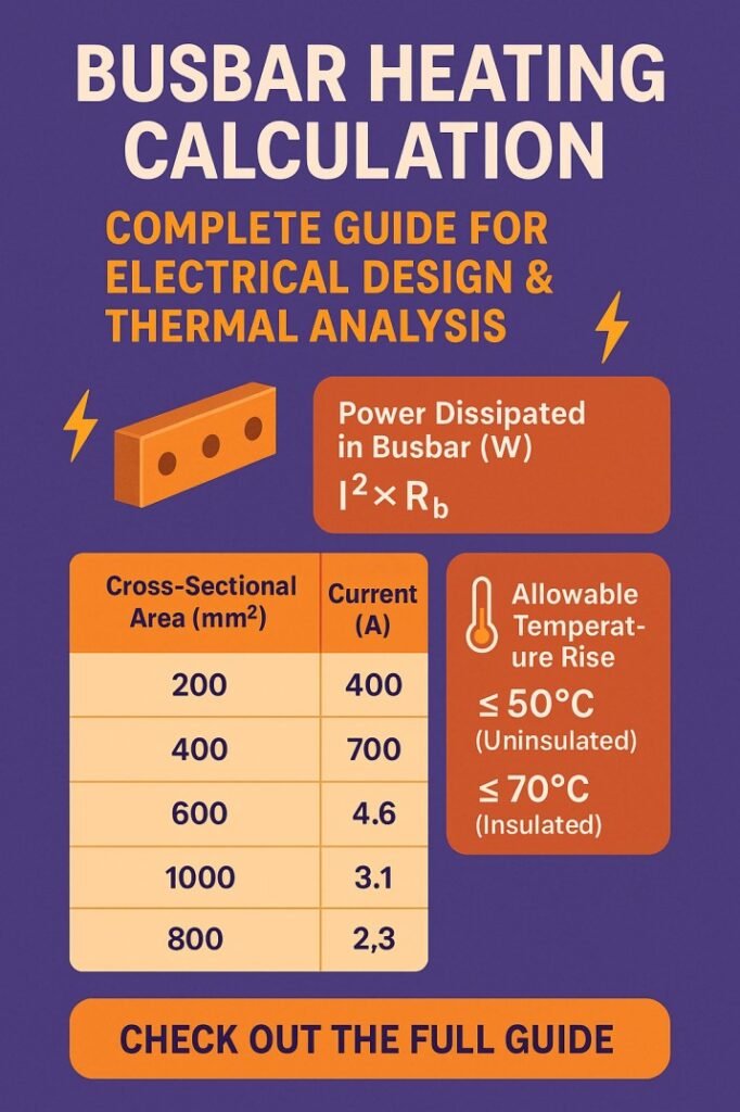 Busbar Heating Calculation – Complete Guide for Electrical Design & Thermal Analysis