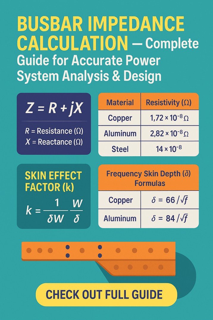 Busbar Impedance Calculation — Complete Guide for Accurate Power System Analysis & Design
